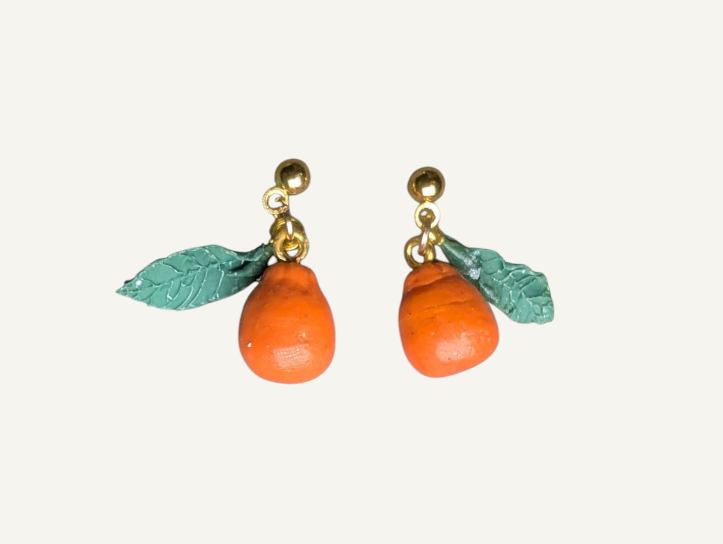 Realistic Orange Earrings